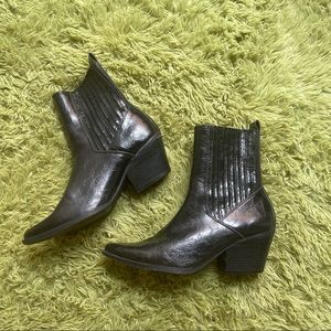 Black Cowboy Booties
